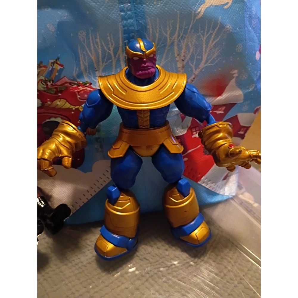 2019 Hasbro Marvel Thanos Bend And Flex Action Figure 6" Infinity Gauntlet